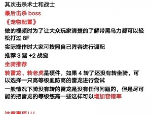 《血源》一周目石锤武器无脑通关攻略：高效战胜敌人的秘籍解析