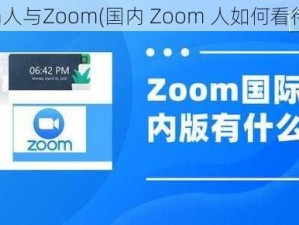 国内Zoom人与Zoom(国内 Zoom 人如何看待 Zoom？)