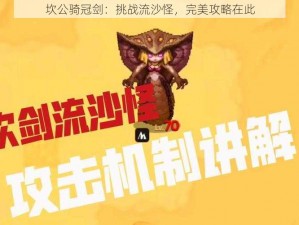 坎公骑冠剑：挑战流沙怪，完美攻略在此