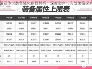 诺亚传说装备强化数据解析：深度指南与实战策略探究