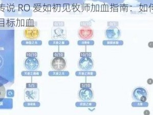 仙境传说 RO 爱如初见牧师加血指南：如何准确指定目标加血