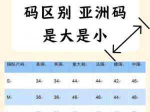 亚洲M码和欧洲码的区别是什么、亚洲 M 码和欧洲码的区别在哪里？