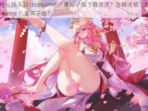 为什么找不到 dicegame 八重神子版下载资源？怎样才能下载 dicegame 八重神子版？