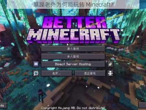 暴躁老外为何能玩转 Minecraft？