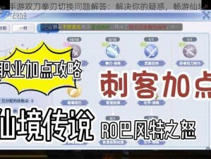 《RO 手游双刀拳刃切换问题解答：解决你的疑惑，畅游仙境传说》