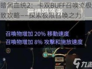 暗黑血统2：卡双BUFF召唤流极致攻略——探索极限召唤之力