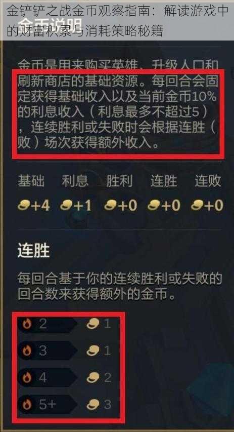 金铲铲之战金币观察指南：解读游戏中的财富积累与消耗策略秘籍