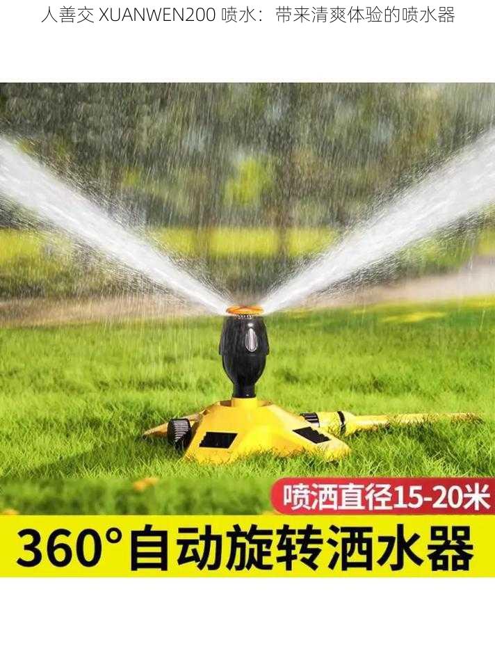 人善交 XUANWEN200 喷水：带来清爽体验的喷水器