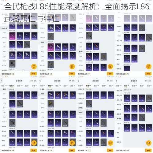 全民枪战L86性能深度解析：全面揭示L86武器属性与特性