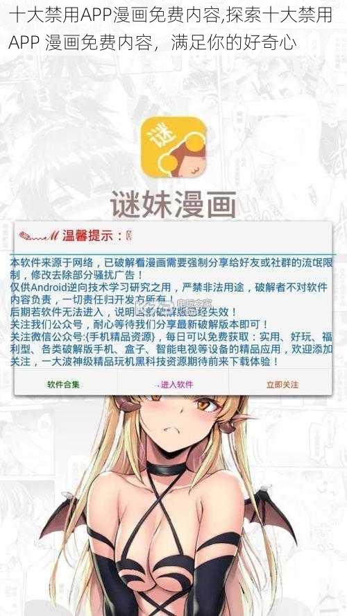 十大禁用APP漫画免费内容,探索十大禁用 APP 漫画免费内容，满足你的好奇心