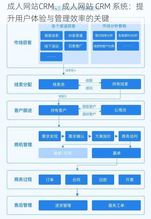 成人网站CRM、成人网站 CRM 系统：提升用户体验与管理效率的关键