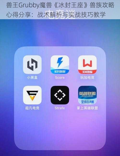 兽王Grubby魔兽《冰封王座》兽族攻略心得分享：战术解析与实战技巧教学