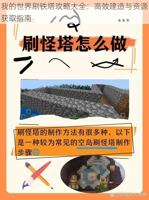 我的世界刷铁塔攻略大全：高效建造与资源获取指南