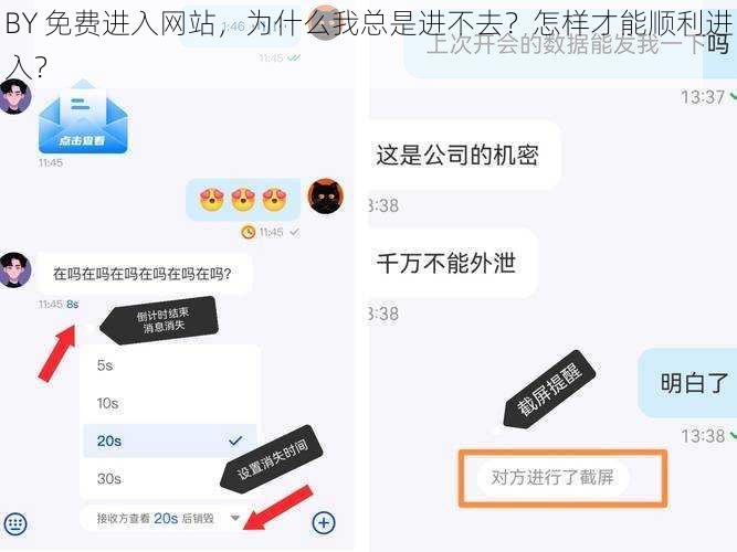 BY 免费进入网站，为什么我总是进不去？怎样才能顺利进入？