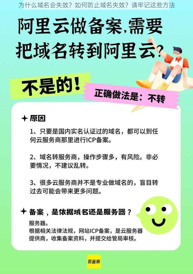 为什么域名会失效？如何防止域名失效？请牢记这些方法