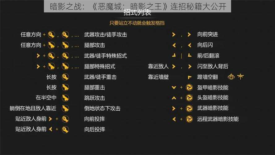 暗影之战：《恶魔城：暗影之王》连招秘籍大公开