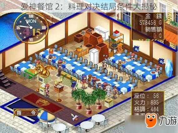 爱神餐馆 2：料理对决结局条件大揭秘