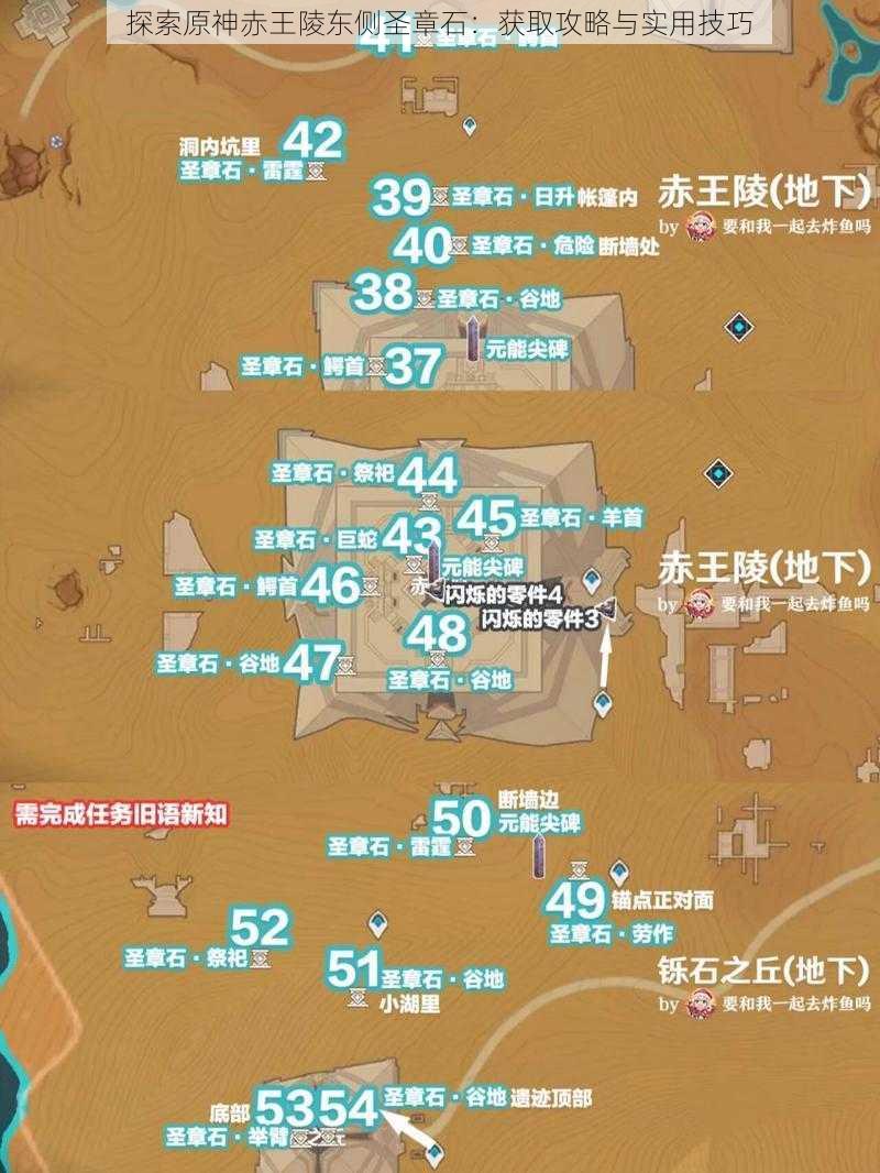 探索原神赤王陵东侧圣章石：获取攻略与实用技巧