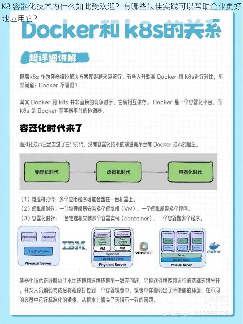 K8 容器化技术为什么如此受欢迎？有哪些最佳实践可以帮助企业更好地应用它？