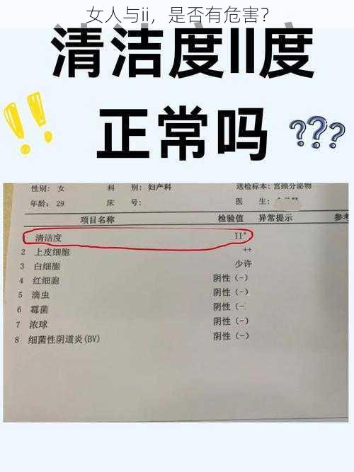 女人与ii，是否有危害？