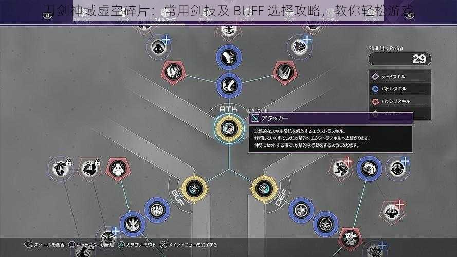 刀剑神域虚空碎片：常用剑技及 BUFF 选择攻略，教你轻松游戏