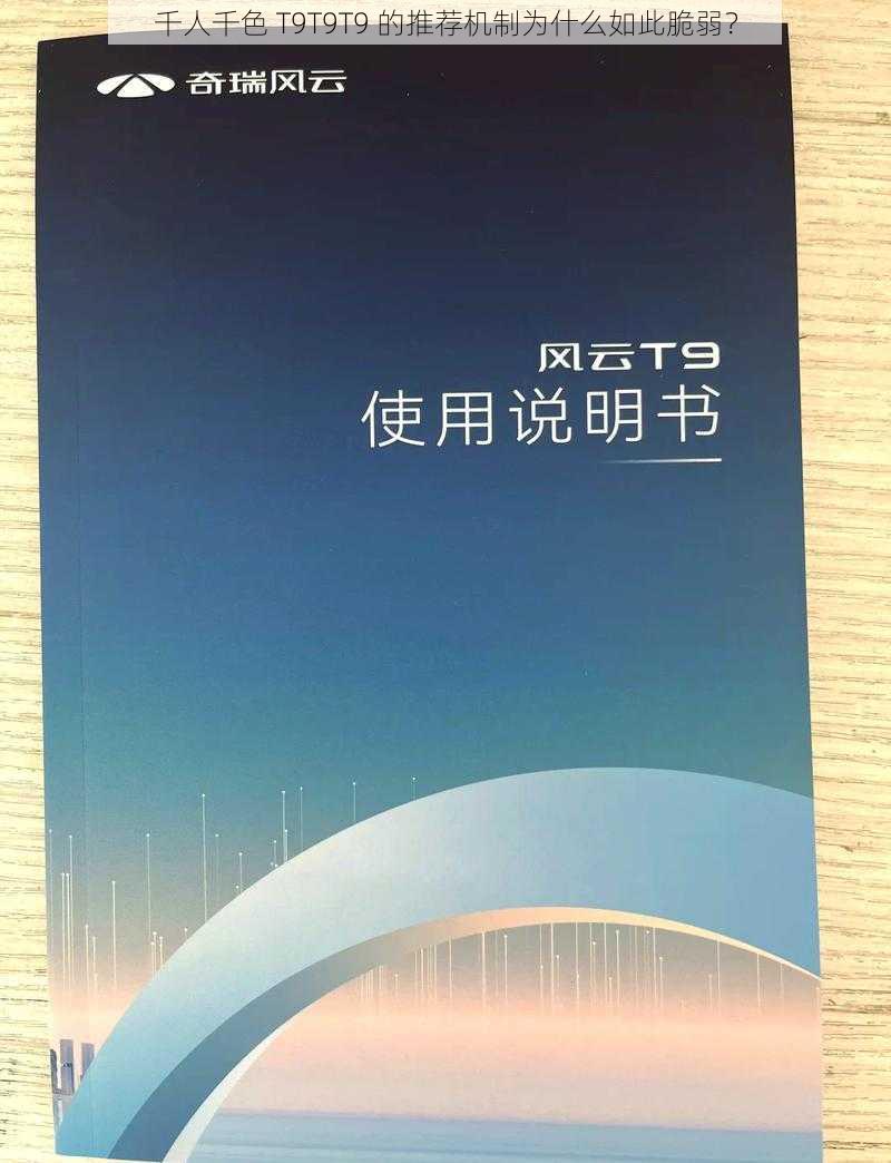 千人千色 T9T9T9 的推荐机制为什么如此脆弱？