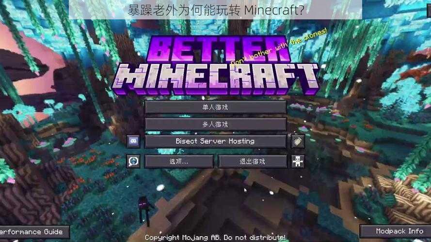 暴躁老外为何能玩转 Minecraft？