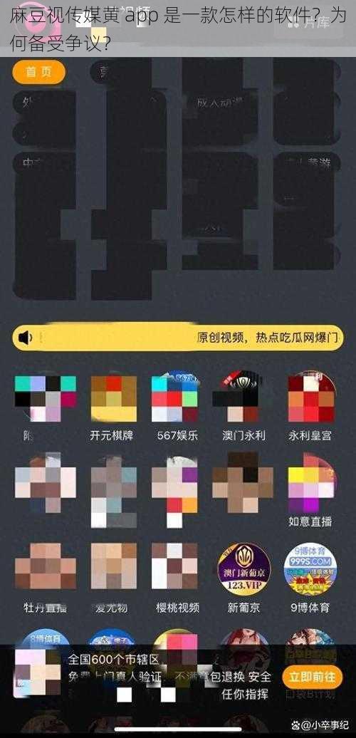 麻豆视传媒黄 app 是一款怎样的软件？为何备受争议？