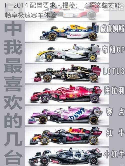 F1 2014 配置要求大揭秘：了解这些才能畅享极速赛车体验