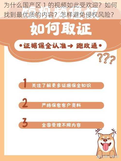 为什么国产区 1 的视频如此受欢迎？如何找到最优质的内容？怎样避免侵权风险？