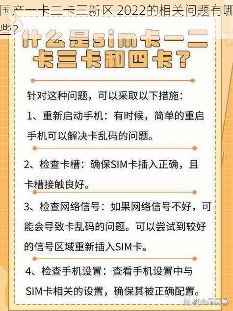 国产一卡二卡三新区 2022的相关问题有哪些？