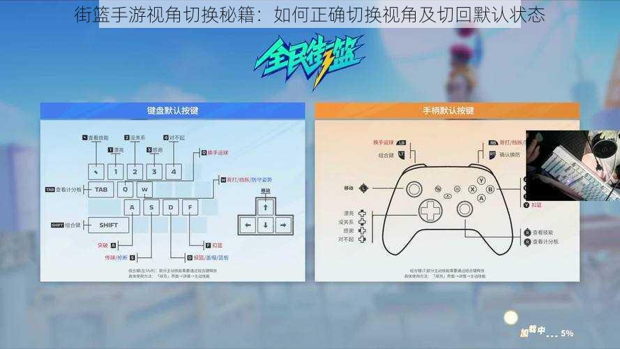 街篮手游视角切换秘籍：如何正确切换视角及切回默认状态