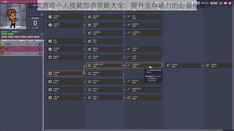 缺氧游戏小人技能加点攻略大全：提升生存能力的必备指南