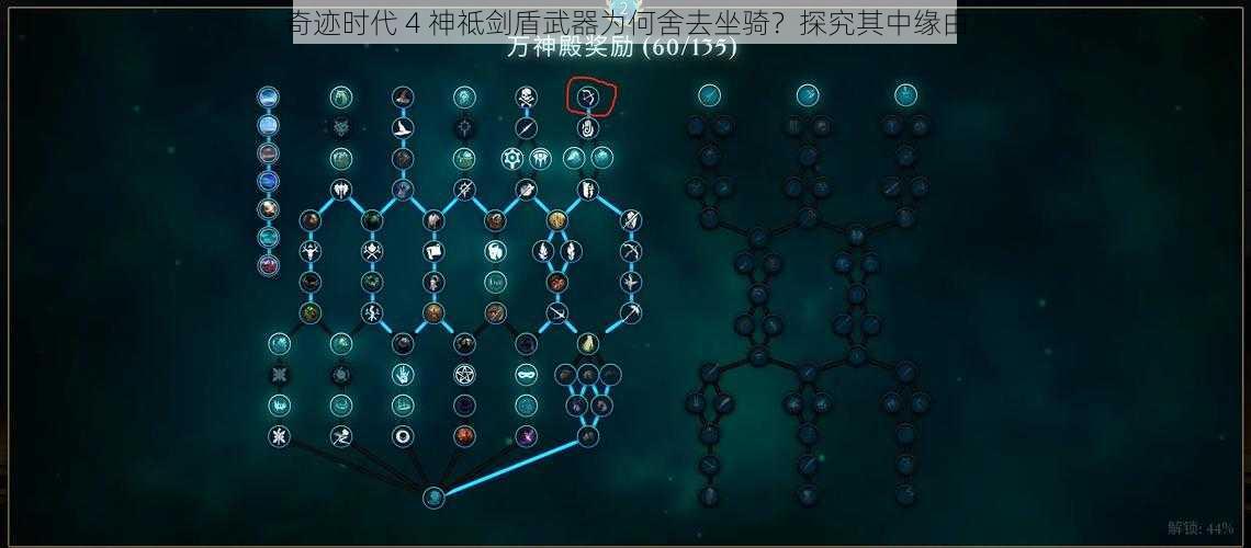 奇迹时代 4 神祗剑盾武器为何舍去坐骑？探究其中缘由