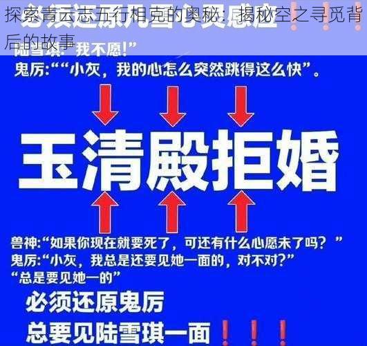 探索青云志五行相克的奥秘：揭秘空之寻觅背后的故事