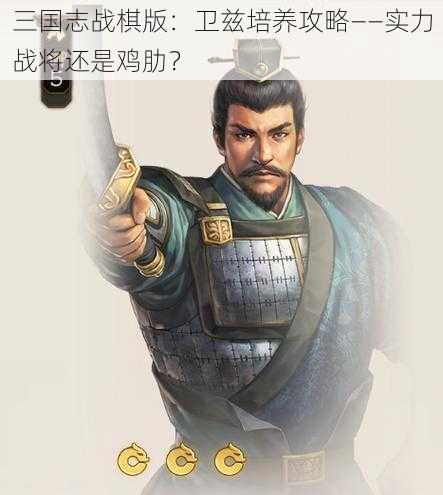 三国志战棋版：卫兹培养攻略——实力战将还是鸡肋？